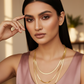 Triple Layer Gold Chain Necklace – Anti-Tarnish Sleek Design