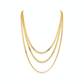 Triple Layer Gold Chain Necklace – Anti-Tarnish Sleek Design