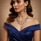 Midnight Sapphire Double-Strand Necklace Set