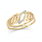 Anti-Tarnish Gold Sculpted Geometric Cuff Bracelet – Stainless Steel with CZ Detailing