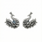Mini Swan Oxidised German Silver Stud Earrings | Antique Daily Wear Studs