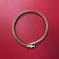 Crystal-Studded Panther Head Mesh Choker Necklace