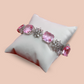 Blush Pink Sparkle Cushion Bracelet