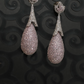 Teardrop Long Dangler Earrings