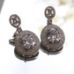 Classic Drop Earrings with Double CZ Halo