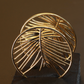 Palm Leaf Hoop Earrings – Bold Tropical Statement