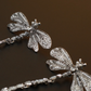 Vintage Dragonfly Stud Earrings – Antique Finish Anti-Tarnish Design
