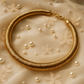 Heavy Coil-Style Adjustable Gold Contemporary Choker