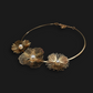 Floral Wire Pearl Embellished Open Collar Choker