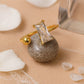 Asymmetrical Stone & Sphere Open Ring
