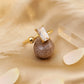 Asymmetrical Stone & Sphere Open Ring