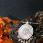 Oxidised German Silver Hansli Necklace with Sun Disc Pendant