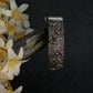 Oxidised Antique Design Brass Base Free Size Openable Floral Rose Carved Kada Bracelet for Women