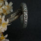 Oxidised Antique Design Brass Base Openable Chevron & Pyramid Texture Kada Bracelet for Women