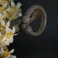 Oxidised Antique Design Brass Base Free Size Openable Heavy Antique Dome Bangle for Women