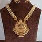 Grand Pearl Mala Lakshmi Temple Haar Necklace Set