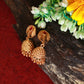 Antique Peacock Medallion Temple Haar Necklace Set