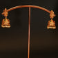Antique Gold-Plated Lakshmi Temple Necklace Set with Pearl Layers