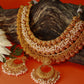 Antique Pearl Layered Temple Necklace