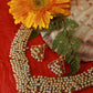 Classic Pearl Cluster Necklace Set with Jhumka Earrings