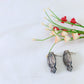 Oxidised German Silver Fish Shaped Earrings