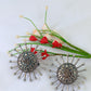 Oxidised Vintage Coin German Silver Earrings