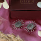 Oxidised Vintage Coin German Silver Earrings