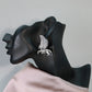 Oxidised German Silver Pegasus Winged Horse Earrings
