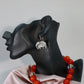 Oxidised German Silver Elephant Motif Hook Earrings