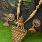 Antique Elephant Motif Temple Necklace