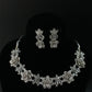 Floral Diamond Finish AD Necklace