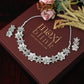 Floral Diamond Finish AD Necklace
