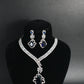 Blue Stone AD Necklace Set