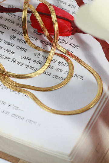 Triple Layer Gold Chain Necklace – Anti-Tarnish Sleek Design