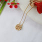 Magnetic Clover Heart Pendant Necklace – 4-in-1 Convertible CZ Necklace, Anti-Tarnish Gold