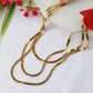 Triple Layer Gold Chain Necklace – Anti-Tarnish Sleek Design