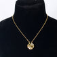 Magnetic Clover Heart Necklace – 4-in-1 CZ Pendant, Anti-Tarnish Gold