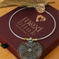 Dual Tone German Silver Hasli/Hansli Necklace – Geometric filigree shield pendant Oxidised Hansuli Choker for Women