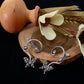Oxidised Butterfly Earcuff in German Silver – Stylish Ear Wrap