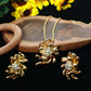 Golden Bloom Pendant Set - Floral Design Gold Plated Jewelry Set | Anti Tarnish Coating