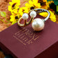 Anti-Tarnish Two-Tone Branch Pearl Bracelet – Modern Gold & Silver Cuff with Freshwater Pearls