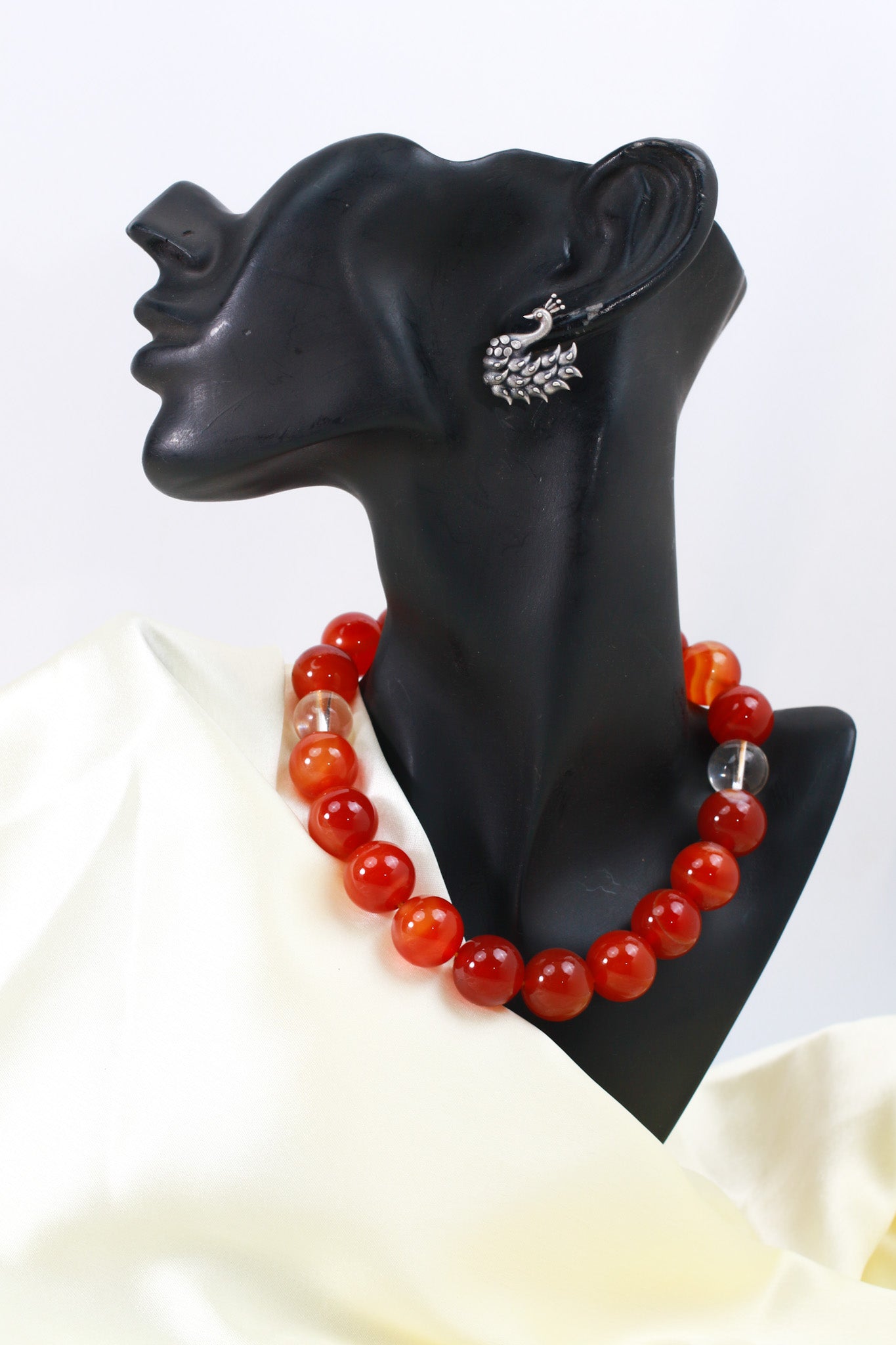 Mini Swan Oxidised German Silver Stud Earrings | Antique Daily Wear Studs