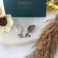 Leaf Dangling Oxidised German Silver Earrings | Antique Finish Ethnic Earrings