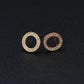 Classic Circle Crystal Studs