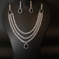 Layered Emerald AD Necklace Set
