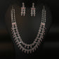 Pink Dual-Layer Festive AD Necklace Set