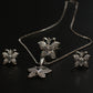 Butterfly Pendant Ring Set