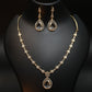Teardrop Elegance Clear Stone Set