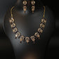 Vintage Noir Golden Necklace Set