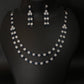 Midnight Sapphire Double-Strand Necklace Set